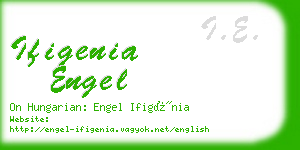 ifigenia engel business card